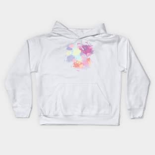 splash watercolor Kids Hoodie